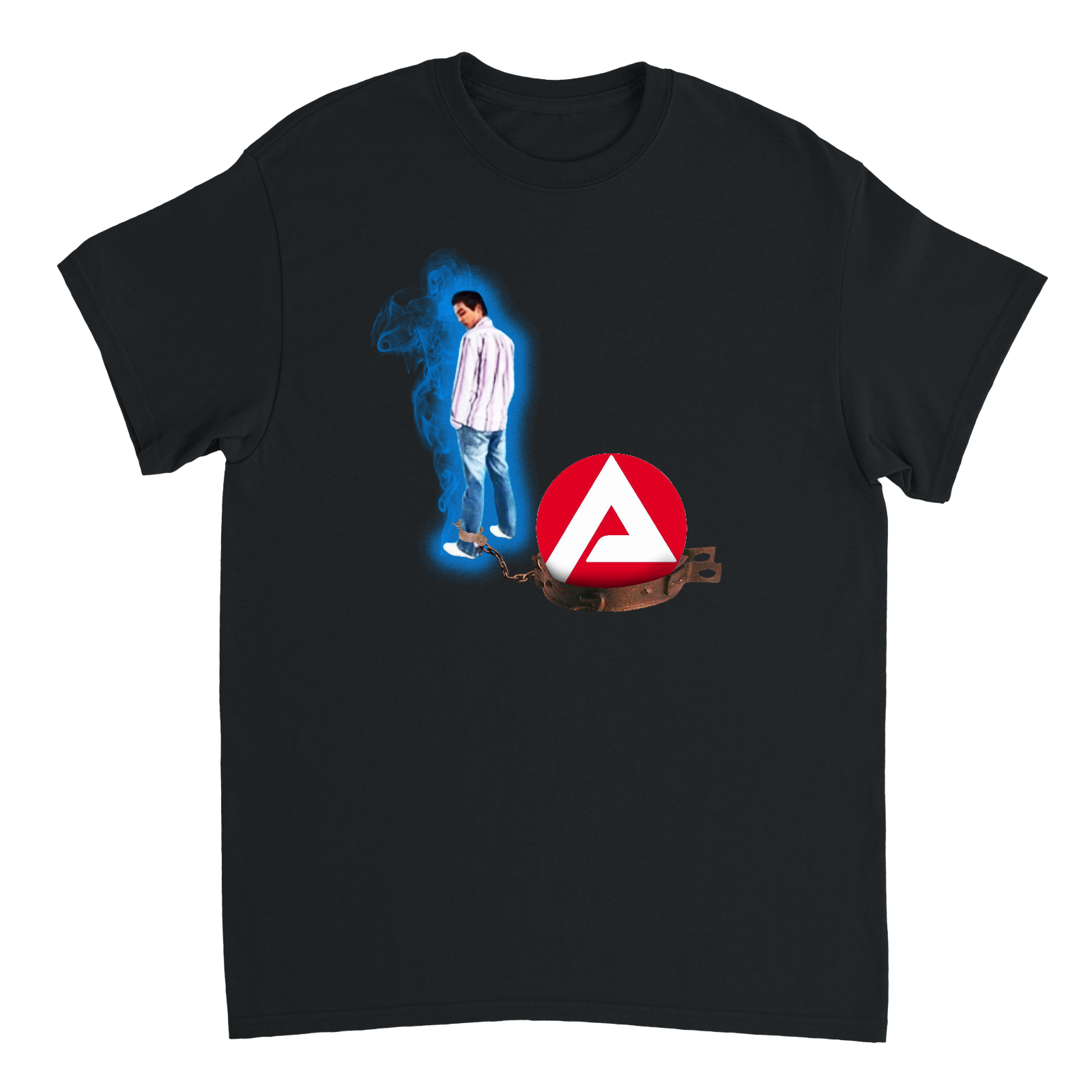 AN AGENTUR FÜR ARBEIT GEKETTET T-SHIRT